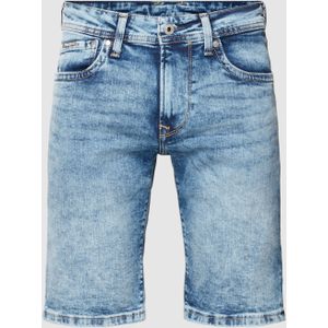 Korte jeans in 5-pocketmodel, model 'HATCH'