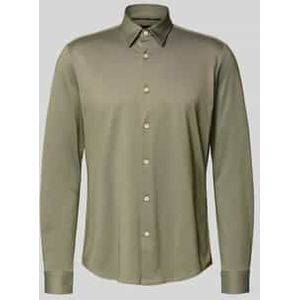 BOSS - Slim Fit - Zakelijk Overhemd - Bi-colour - Ademend Materiaal