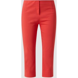 Straight fit capribroek met stretch, model 'Ina'