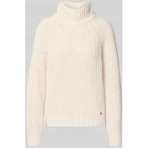 Gebreide pullover met ribboorden