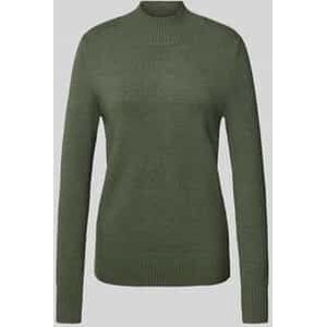 Gebreide pullover met opstaande kraag