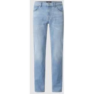 Straight fit jeans met stretch