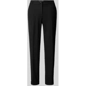 Tapered fit stoffen broek met persplooien, model 'UTE'