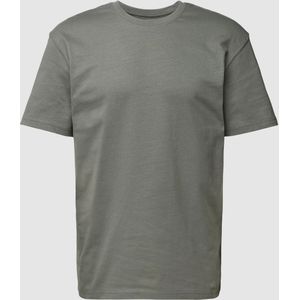 T-shirt van katoen met ronde hals