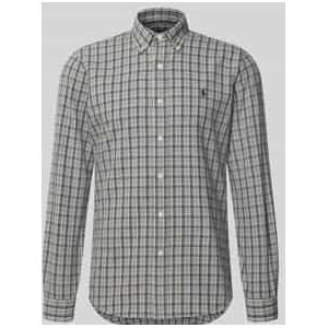 Custom fit vrijetijdsoverhemd met button-downkraag