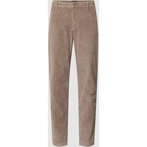 Regular fit corduroy broek met achterzakken, model 'HARVEY'