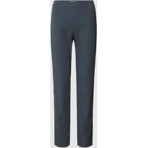 Slim fit stretchbroek met siernaden