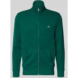 Sweatjack met labelstitching