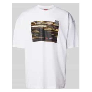 T-shirt met motiefprint, model 'Daveley'