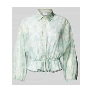 Overhemdblouse met taillekoord