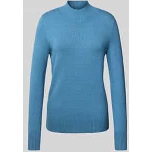 Gebreide pullover met opstaande kraag