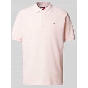 Regular fit poloshirt met logostitching