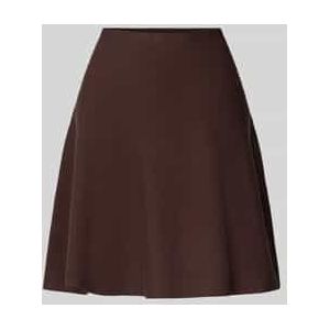 Tom Tailor - A-lijnrok - Soft Chocolate Brown Melange - Gebreid