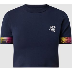Kort T-shirt met stretch, model 'Rainbow Runner'