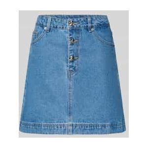 Jeansrok met knoopsluiting, model 'CECI'