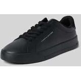 Tommy Hilfiger - FM0FM05367 - Leren Sneakers - Zwart - Casual