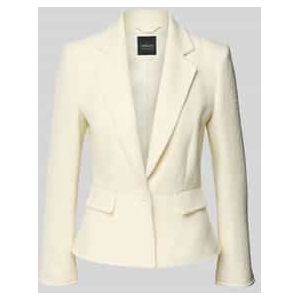Slim fit blazer met reverskraag en klepzakken