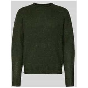 Gebreide pullover met ronde hals, model 'Donegal Jumper'