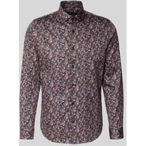 Regular fit vrijetijdsoverhemd met kentkraag, model 'trostol'