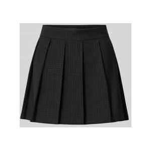 Uitlopende minirok met viscose, model 'UNNA'