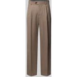 Wijde broek van wolmix, model '220-LOOSE OTTO LANO PL'