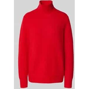 Gebreide pullover met opstaande kraag