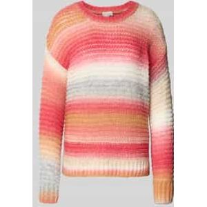 Gebreide pullover van wolmix met ronde hals