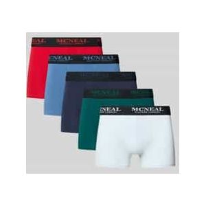 Boxershort met elastische band in een set van 5 stuks