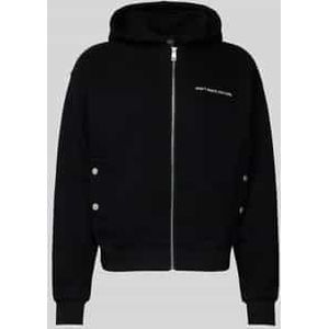 Sweatjack met capuchon en logoprint, model 'Baelen'