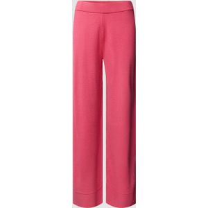 Stoffen broek in gebreide look, model 'STRAIGHT CUT PANTS'