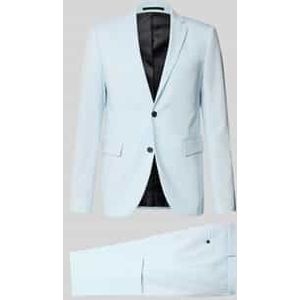 Slim fit pak met 2-knoopscolbert