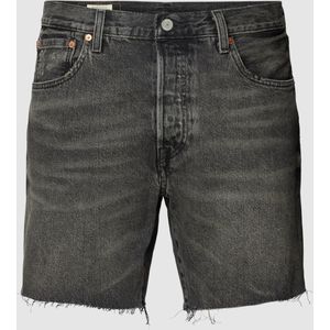 Jeansshorts met labelpatch