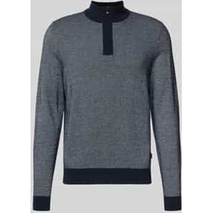 BOSS - HETTORE - Schipperstrui - Regular Fit - Mix van Scheerwol en Katoen