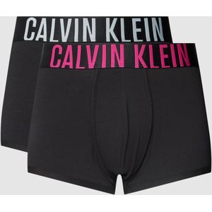 Boxershort met elastische logo in band in een set van 2 stuks