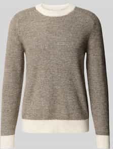 Gebreide Trui - Lange Mouwen - Regular Fit - Ronde Hals