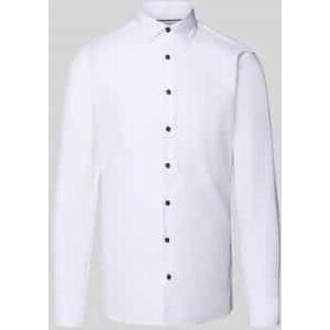 Super slim fit zakelijk overhemd met kentkraag