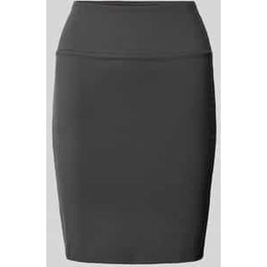 Knielange rok met elastische band, model 'PENNY'