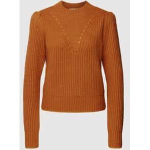 Gebreide pullover met structuurmotief