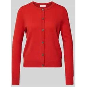 Gebreid jack van kasjmier met ronde hals