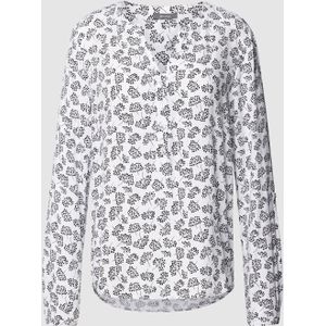 Blouseshirt met all-over-print