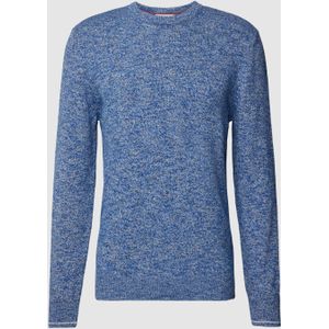 Gebreide pullover in gemêleerde look