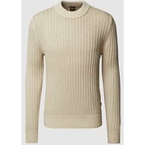 Gebreide pullover in gemêleerde look, model 'Kriben'