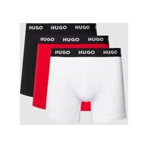 Boxershort met elastische band met logo in een set van 3 stuks