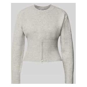 Gebreide pullover met ribboorden, model 'SLOAN'