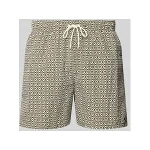 Regular fit zwembroek met tunnelkoord