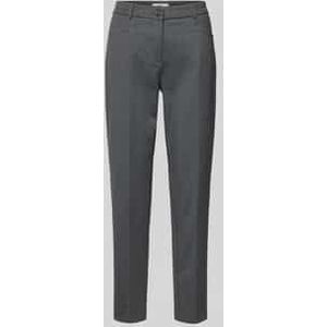 Stoffen broek met verkorte pasvorm, model 'MARON'