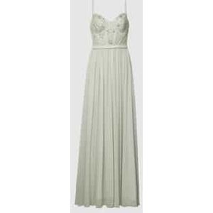 Avondjurk met hartvormige hals