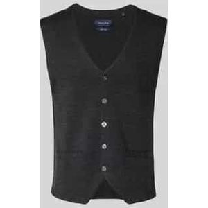 Wollen gilet met V-hals