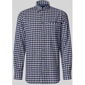 Regular fit vrijetijdsoverhemd met kentkraag