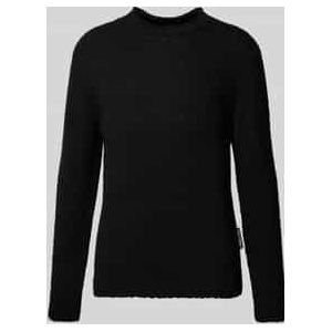 Regular fit gebreide pullover van zachte katoenmix